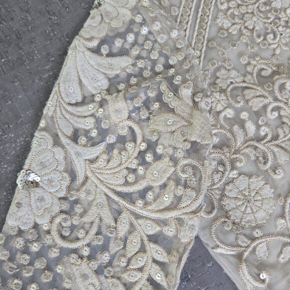 Sharara Suit - cream - Picture 4 of 5